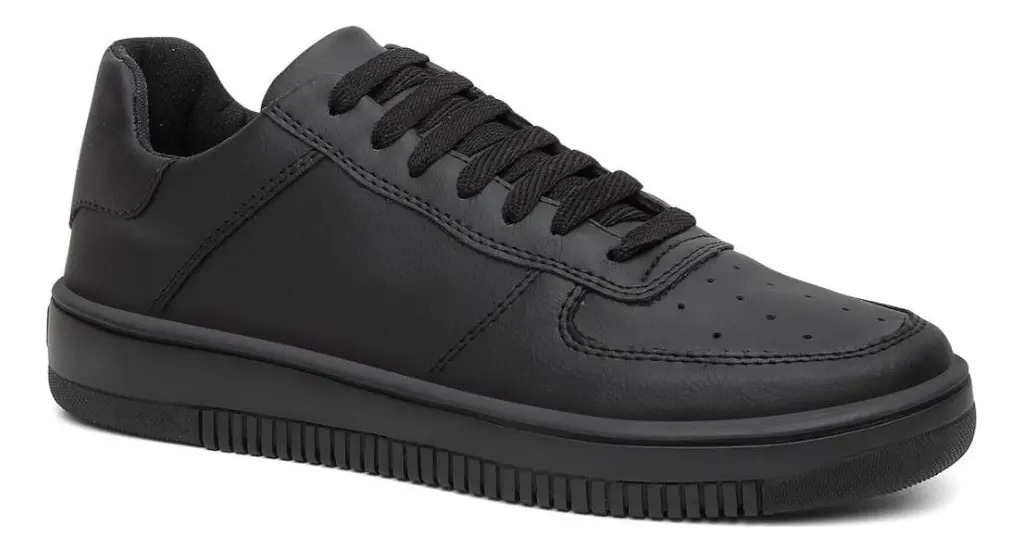 Men's Classic Casual Platform Sneaker - All Black